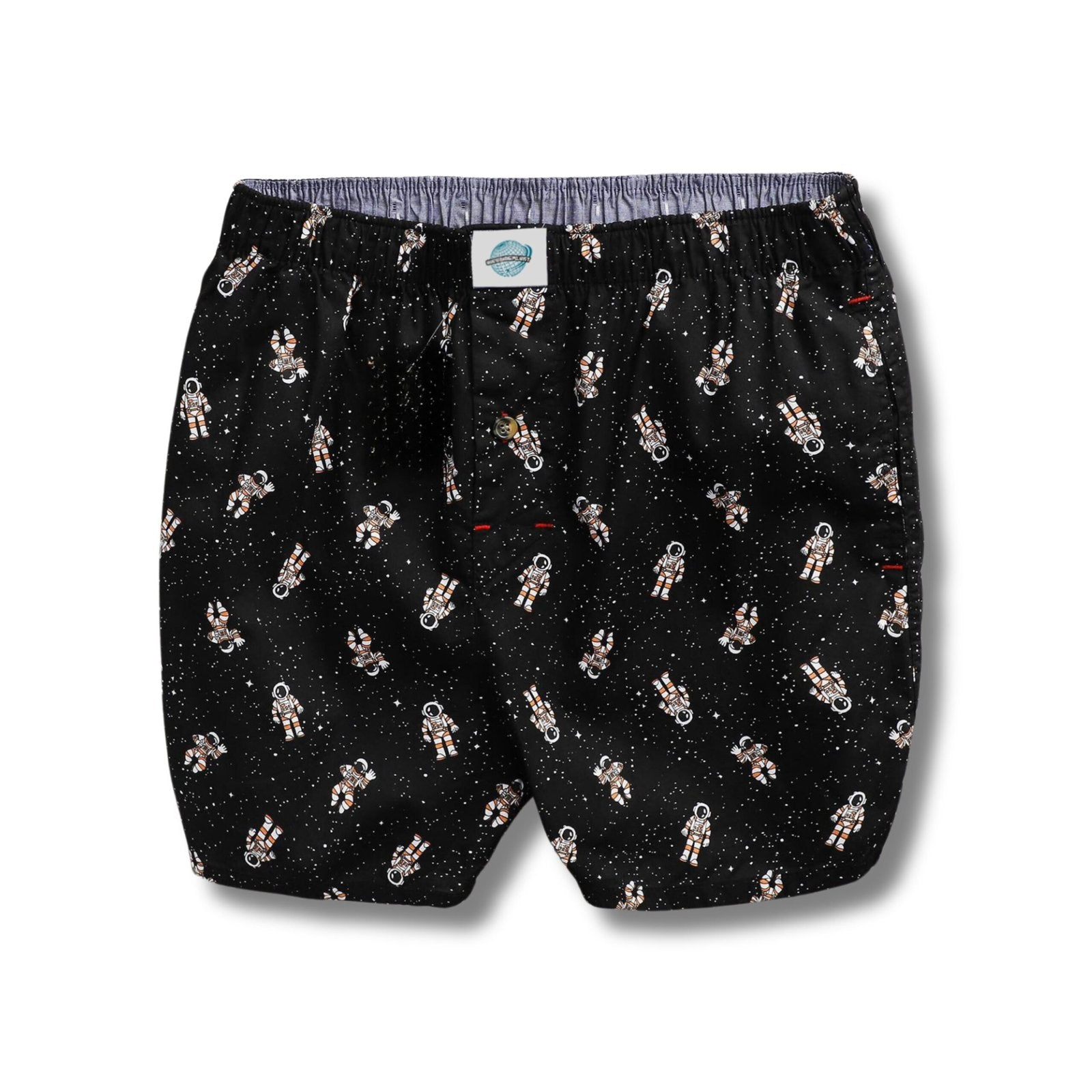 Weunderlust woven cotton boxers with pockets, Astronaut styles, Love Your Essence Collection