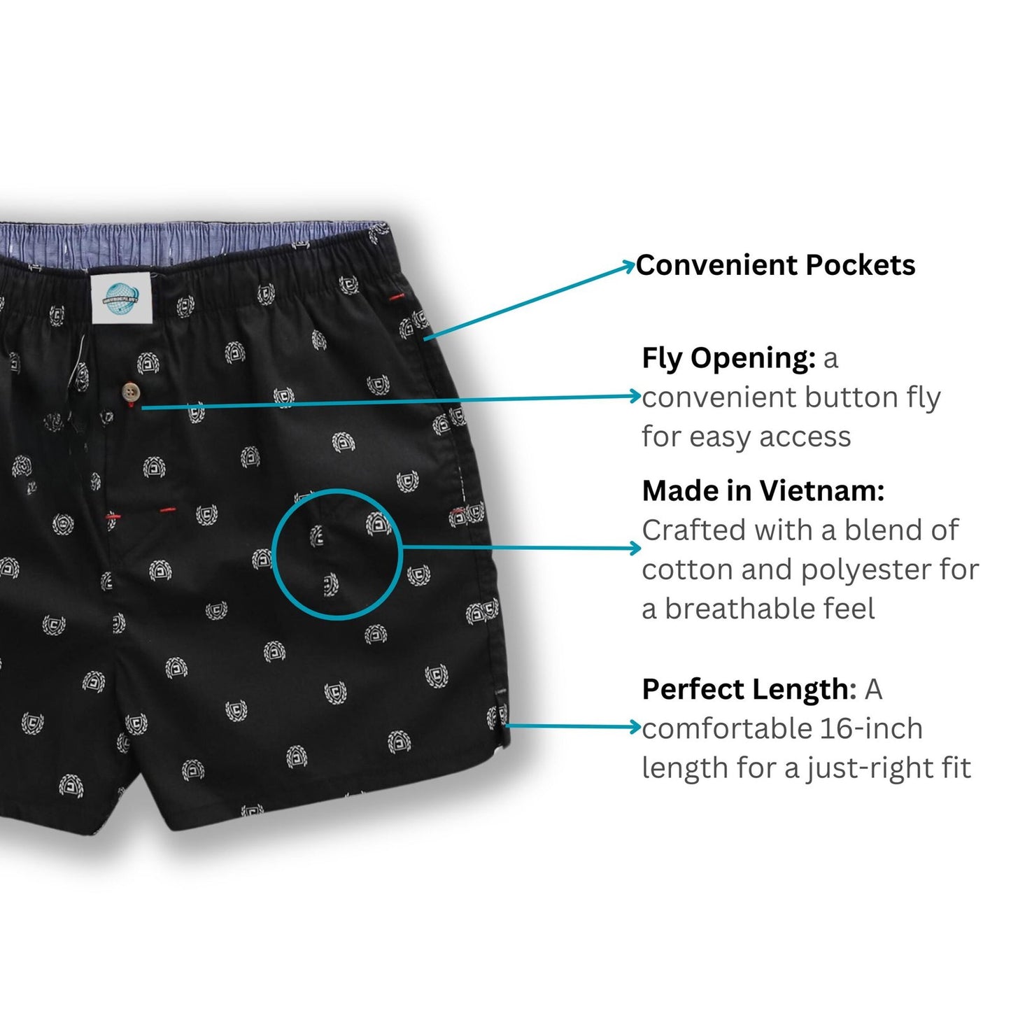 Features of Weunderlust Boxers