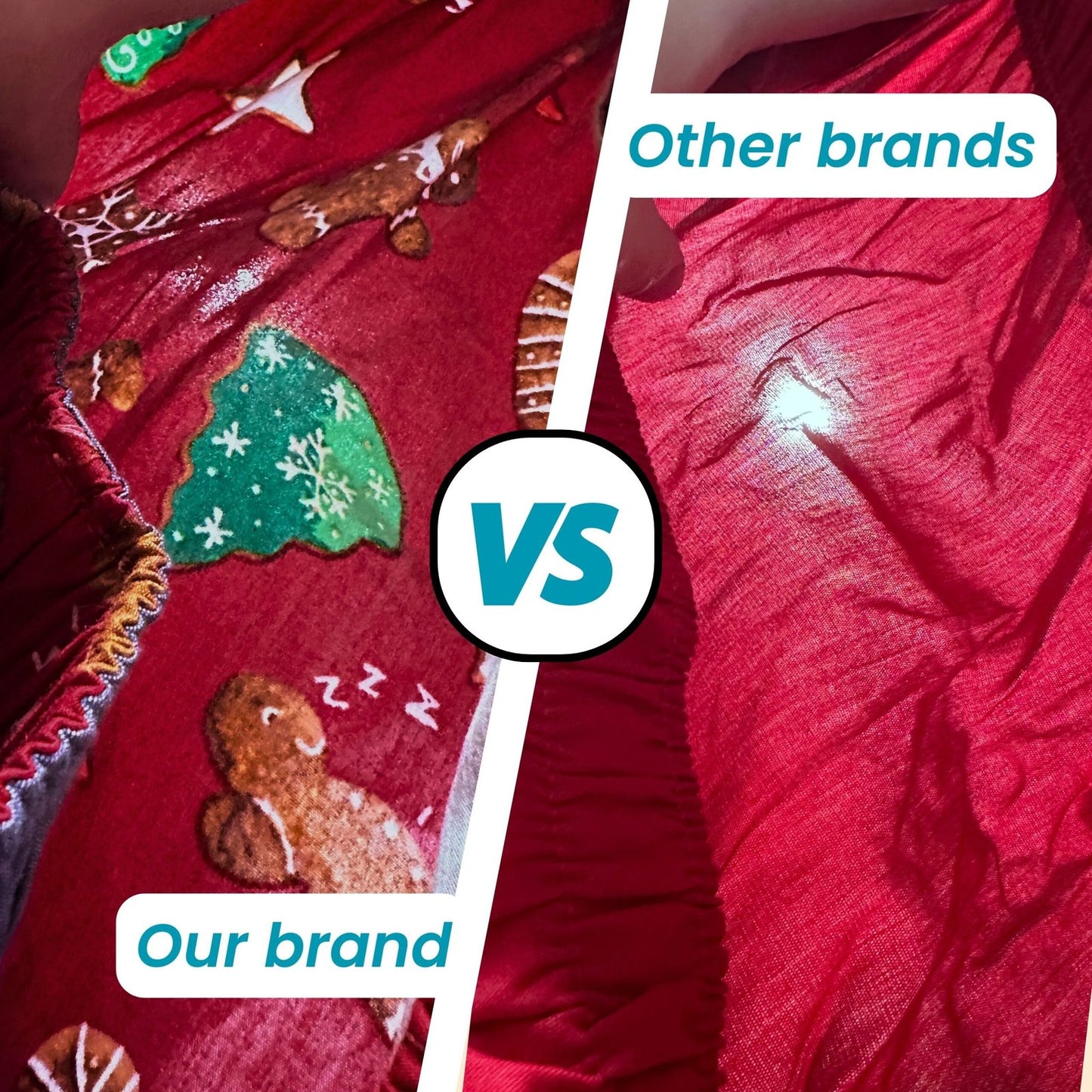 Comparison of our fabric and other brands