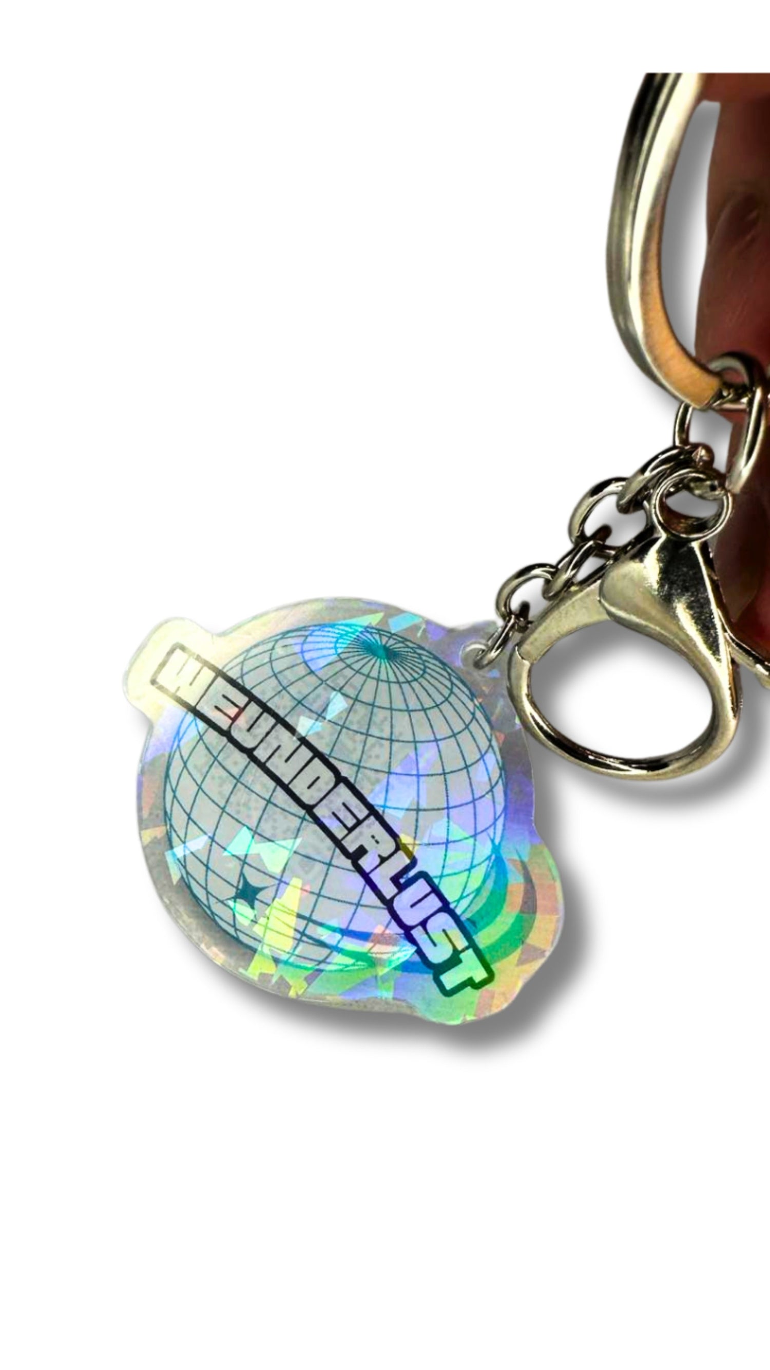 Weunderlust holographic keychain