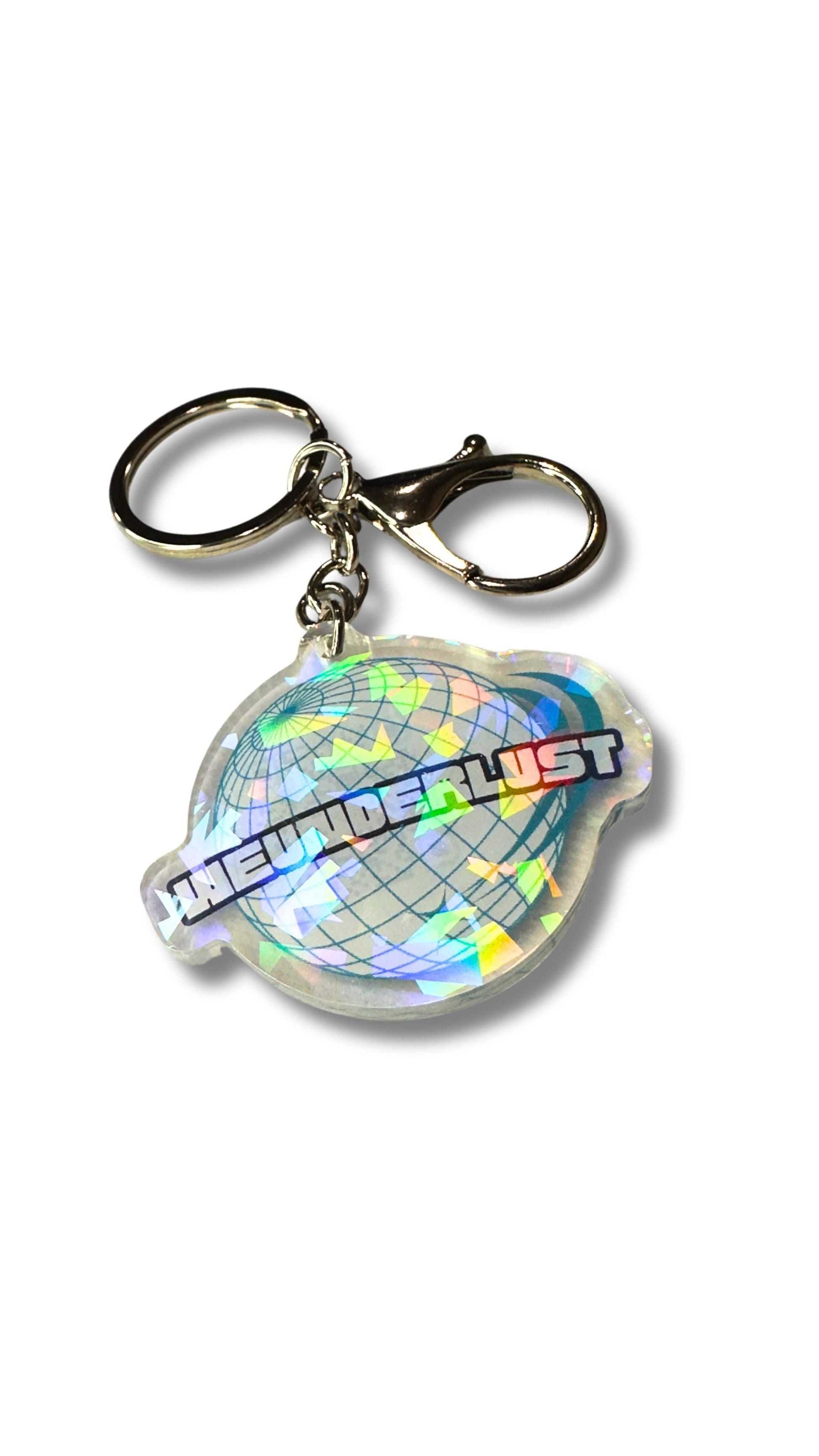 Weunderlust holographic keychain