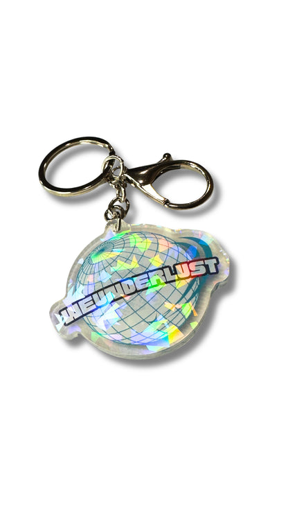 Weunderlust holographic keychain