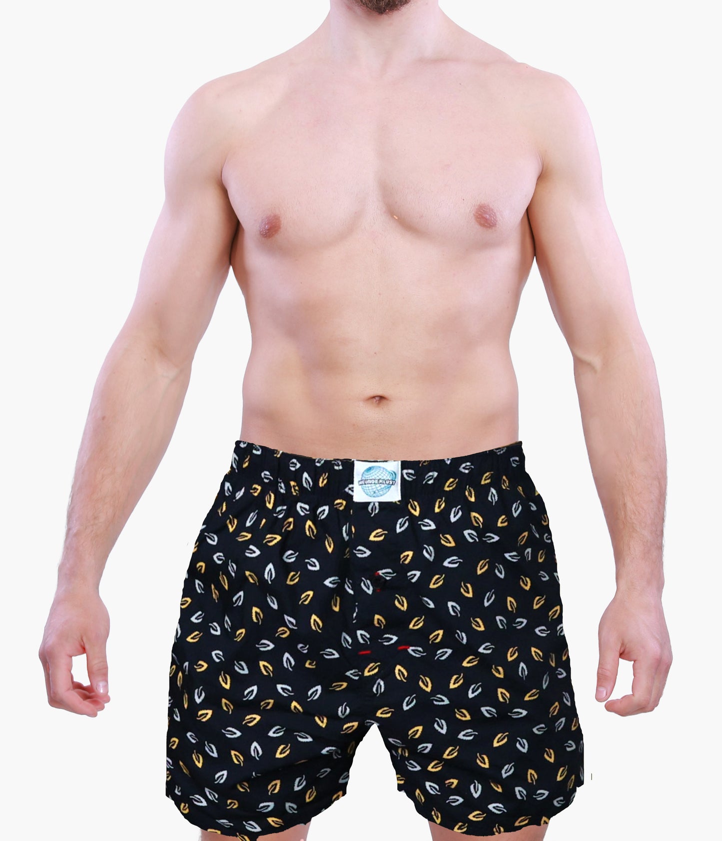 Catnip Men’s Woven Cotton Boxers with Pockets and button fly