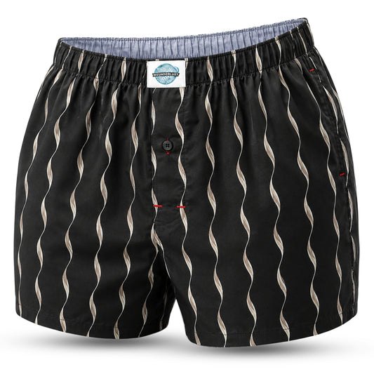 Weunderlust boxer short with geometric waves prints