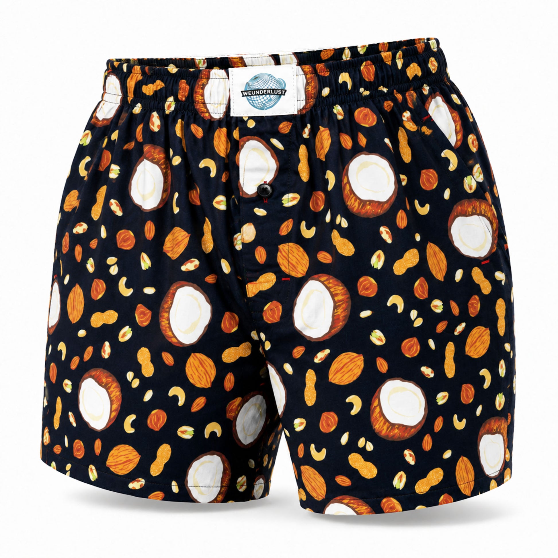 Weunderlust's Coco-nuts woven cotton boxer short
