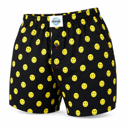 Weunderlust's Smiles woven cotton boxer short